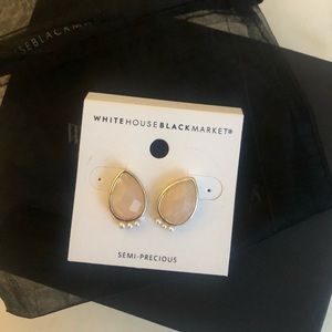 Semi Precious Stud Earrings